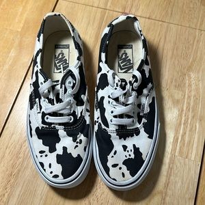 Cow print vans
